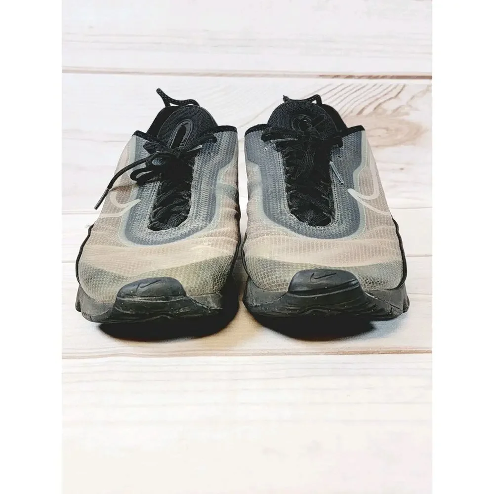Nike Air Max 2090 Mens 10 Black Metallic Silver BV9977-001 Running Shoes